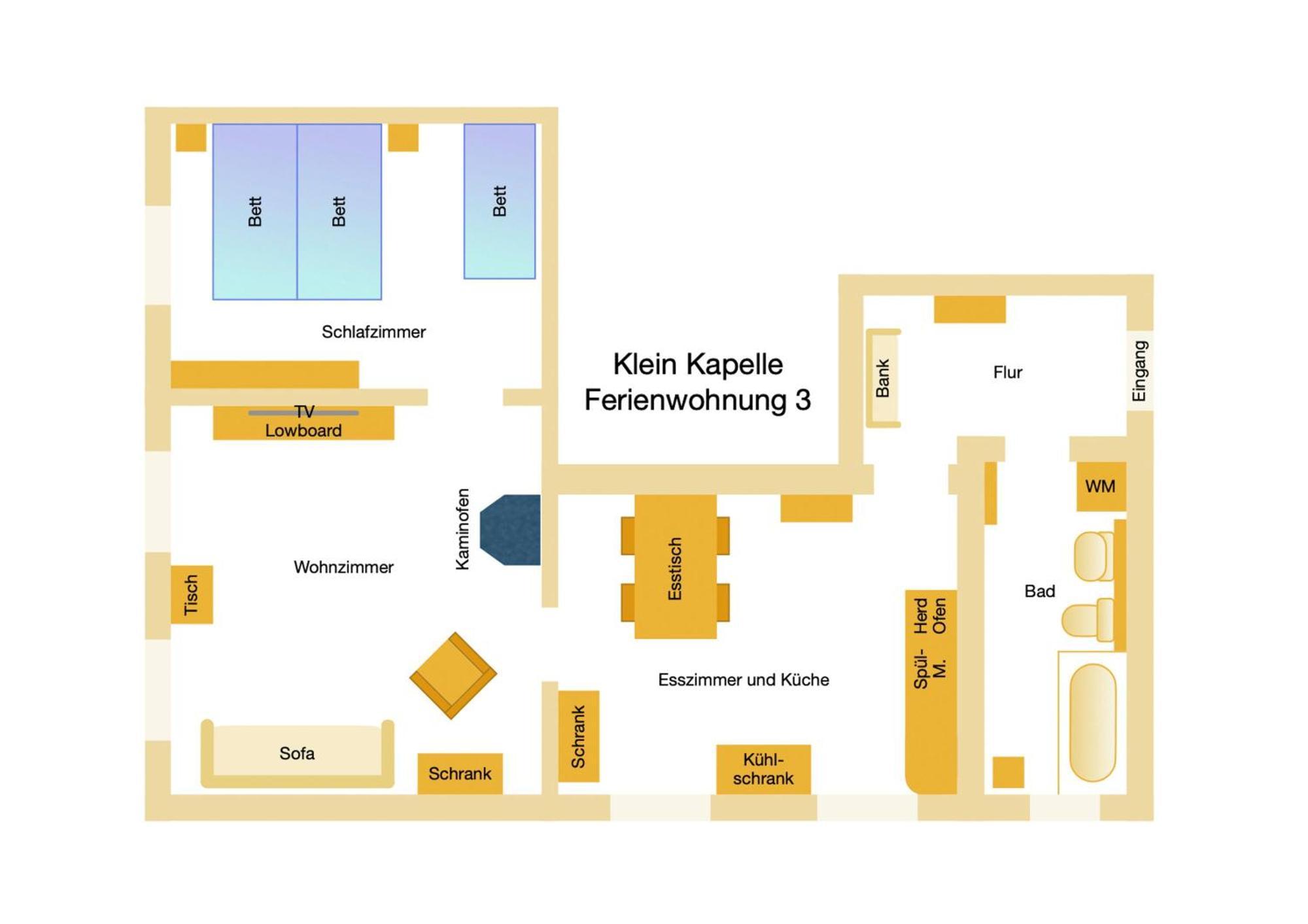Ferienwohnungen Klein Kapelle Gingst Eksteriør billede